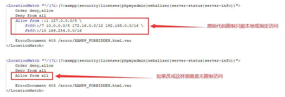 XAMPP security concept 错误解决方法-藏宝楼源码网